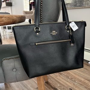 Black Coach Gallery Tote
